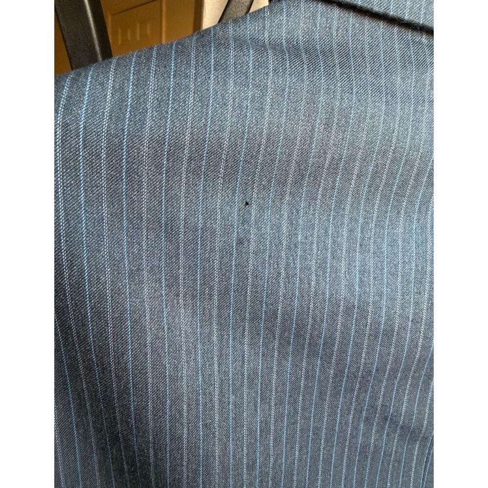 Dillard’s Gold Trumpeter Gray Pinstripe Blazer Men’s Suit Jacket 42R Made In USA - Picture 7 of 10